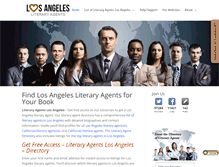 Tablet Screenshot of literaryagentslosangeles.com